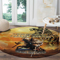 Hawaii Memorial Day Round Carpet Remember Their Sacrifice LT05 - Polynesian Pride