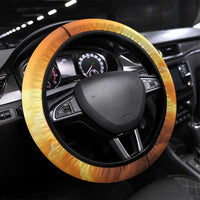 Hawaii Memorial Day Steering Wheel Cover Remember Their Sacrifice LT05 Universal Fit Yellow - Polynesian Pride