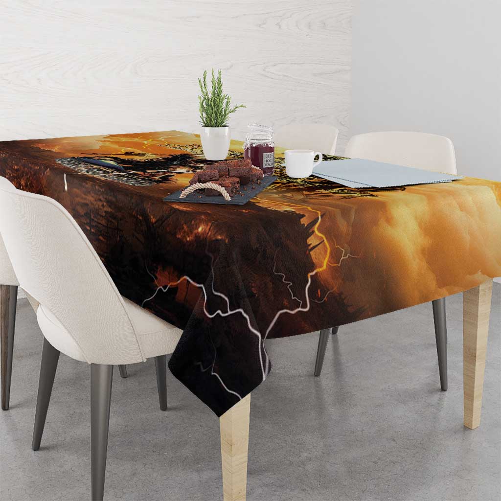 Hawaii Memorial Day Tablecloth Remember Their Sacrifice LT05 - Polynesian Pride