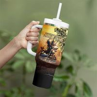 Hawaii Memorial Day Tumbler With Handle Remember Their Sacrifice LT05 - Polynesian Pride