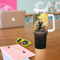Hawaii Memorial Day Tumbler With Handle Remember Their Sacrifice LT05 - Polynesian Pride