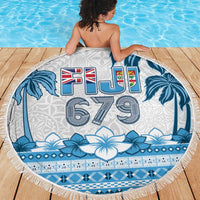 Fiji 679 Constitution Day Beach Blanket Fijian Tapa Pattern LT05 - Polynesian Pride