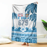 Fiji 679 Constitution Day Blanket Fijian Tapa Pattern LT05 - Polynesian Pride