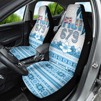 Fiji 679 Constitution Day Car Seat Cover Fijian Tapa Pattern LT05 - Polynesian Pride