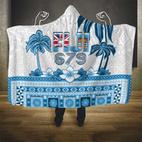 Fiji 679 Constitution Day Hooded Blanket Fijian Tapa Pattern LT05 - Polynesian Pride