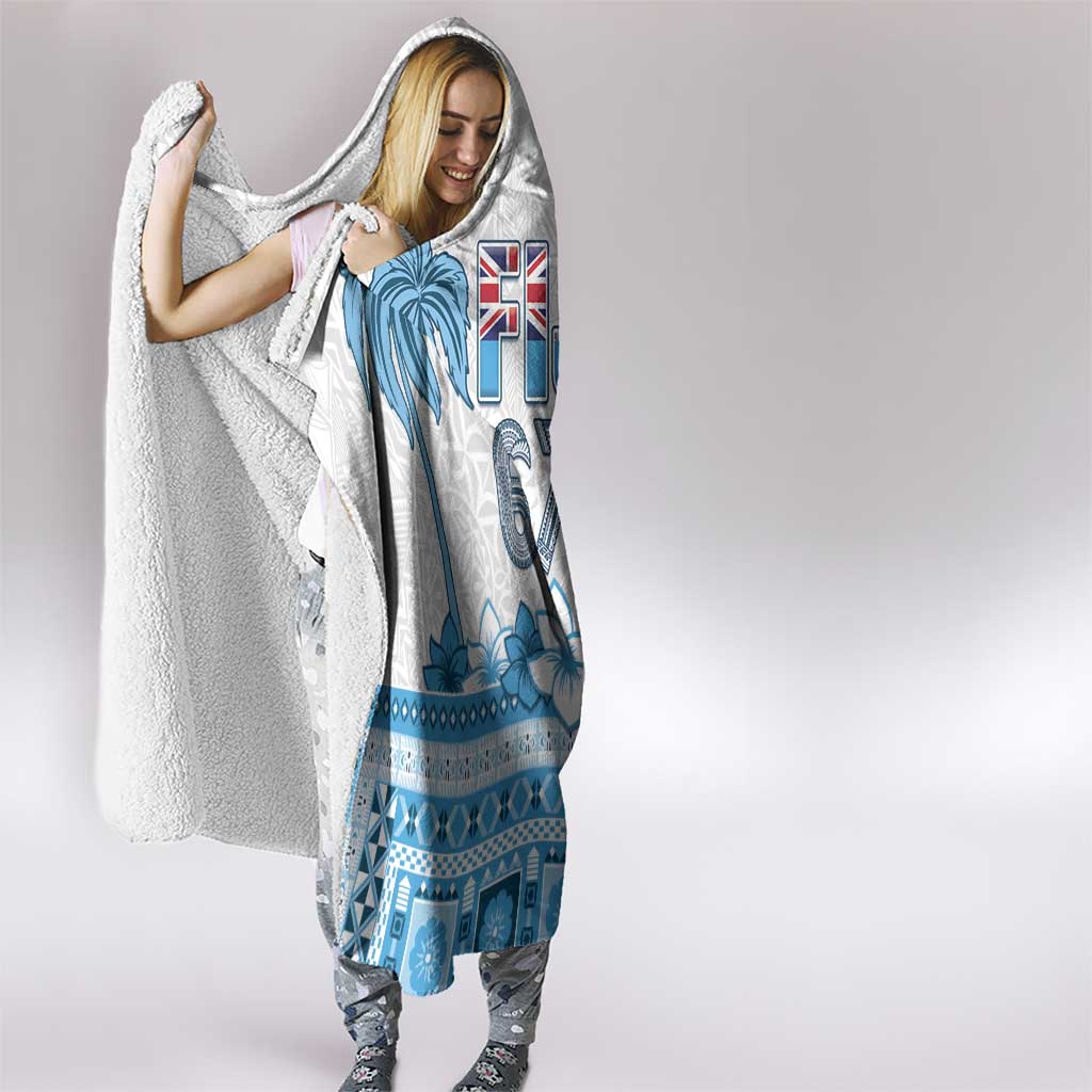 Fiji 679 Constitution Day Hooded Blanket Fijian Tapa Pattern LT05 - Polynesian Pride