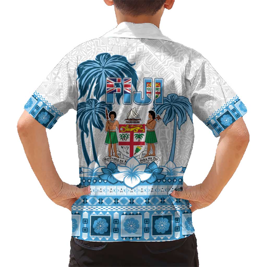 Fiji 679 Constitution Day Kid Hawaiian Shirt Fijian Tapa Pattern LT05 - Polynesian Pride