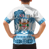 Fiji 679 Constitution Day Kid Hawaiian Shirt Fijian Tapa Pattern LT05 - Polynesian Pride