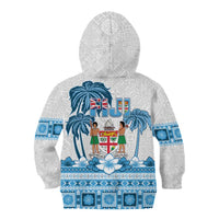 Fiji 679 Constitution Day Kid Hoodie Fijian Tapa Pattern LT05 - Polynesian Pride