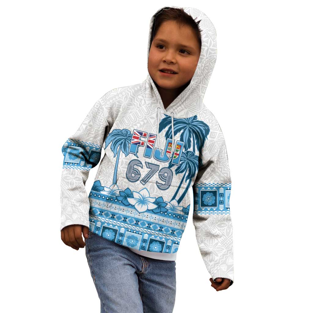Fiji 679 Constitution Day Kid Hoodie Fijian Tapa Pattern LT05 - Polynesian Pride