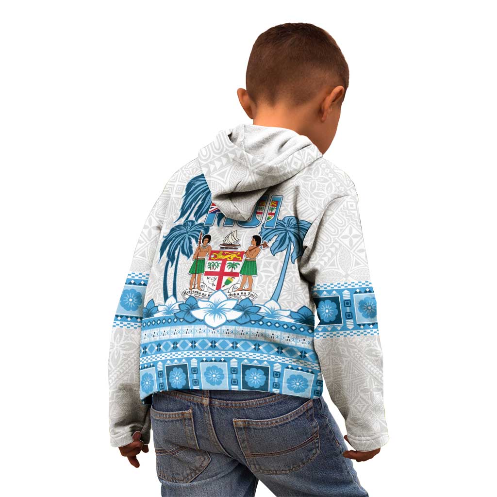 Fiji 679 Constitution Day Kid Hoodie Fijian Tapa Pattern LT05 - Polynesian Pride