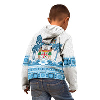 Fiji 679 Constitution Day Kid Hoodie Fijian Tapa Pattern LT05 - Polynesian Pride