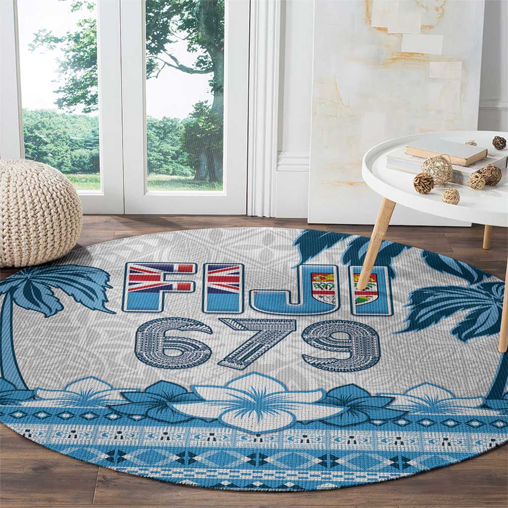 Fiji 679 Constitution Day Round Carpet Fijian Tapa Pattern LT05 - Polynesian Pride