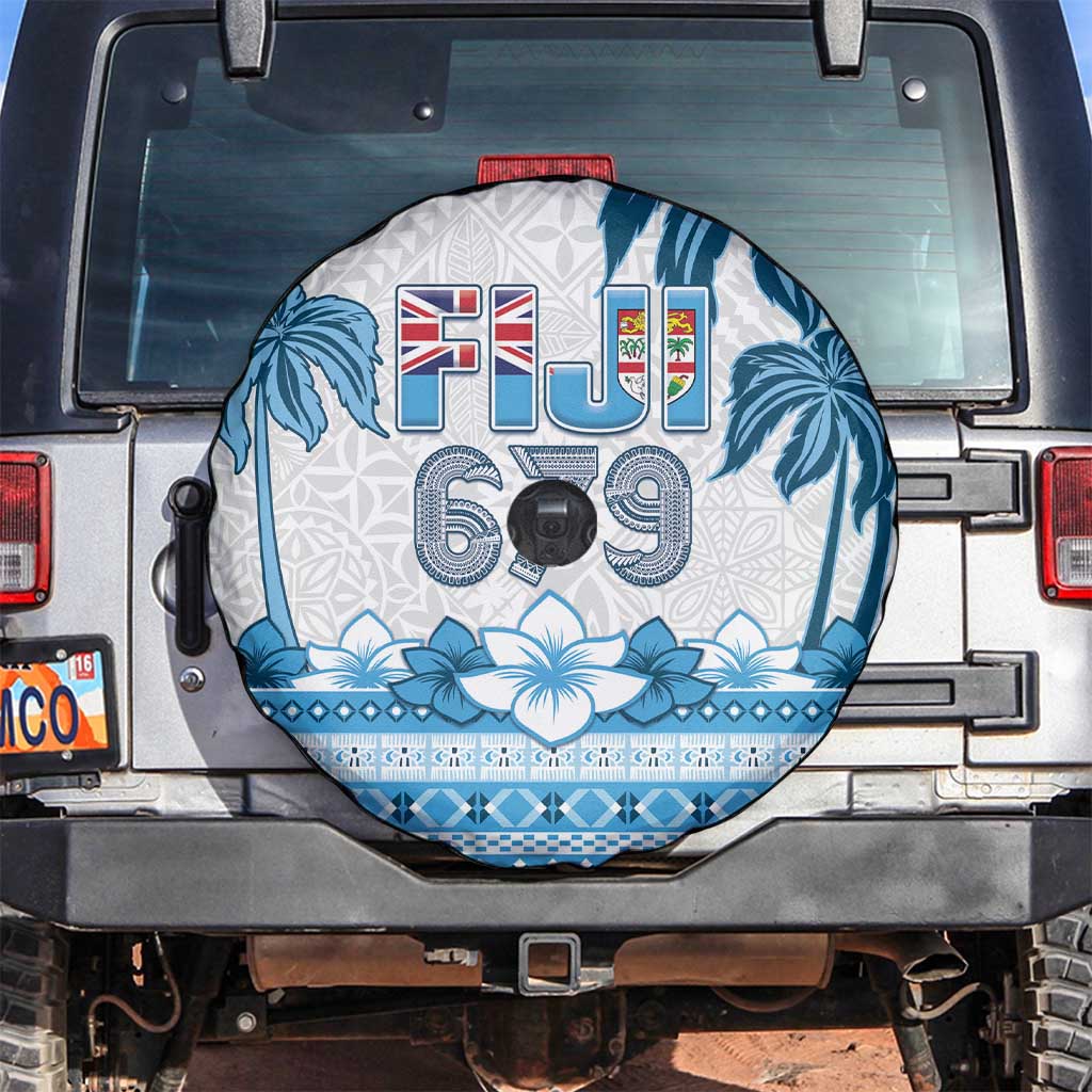 Fiji 679 Constitution Day Spare Tire Cover Fijian Tapa Pattern