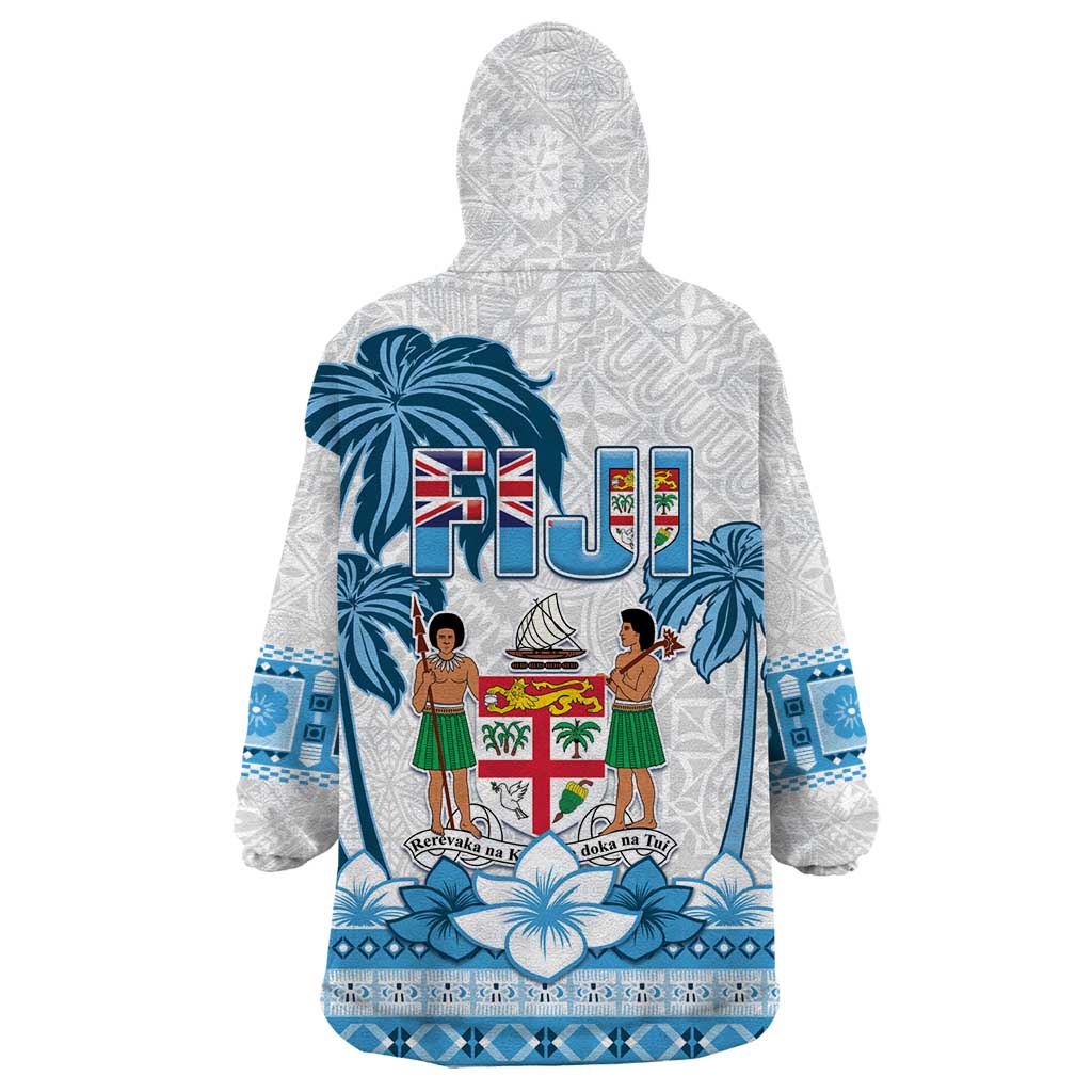 Fiji 679 Constitution Day Wearable Blanket Hoodie Fijian Tapa Pattern LT05 - Polynesian Pride
