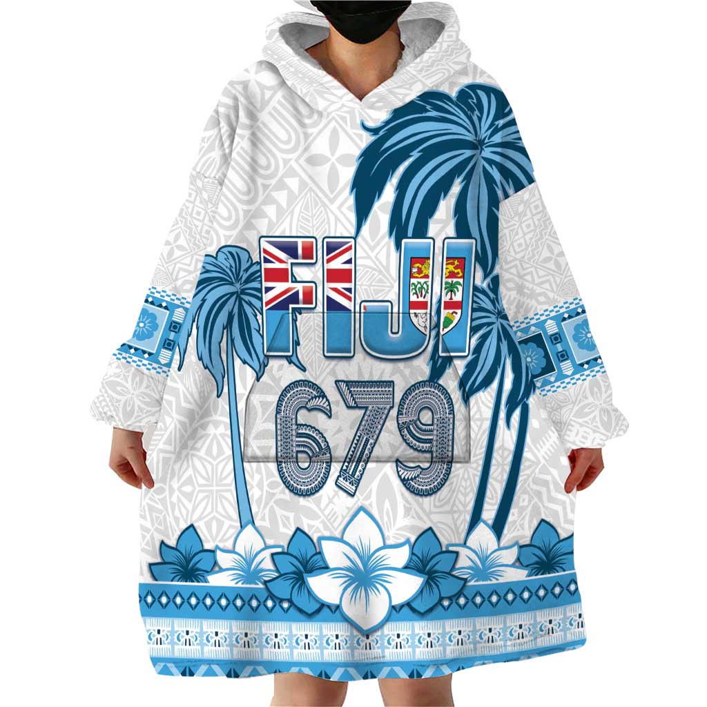 Fiji 679 Constitution Day Wearable Blanket Hoodie Fijian Tapa Pattern LT05 - Polynesian Pride