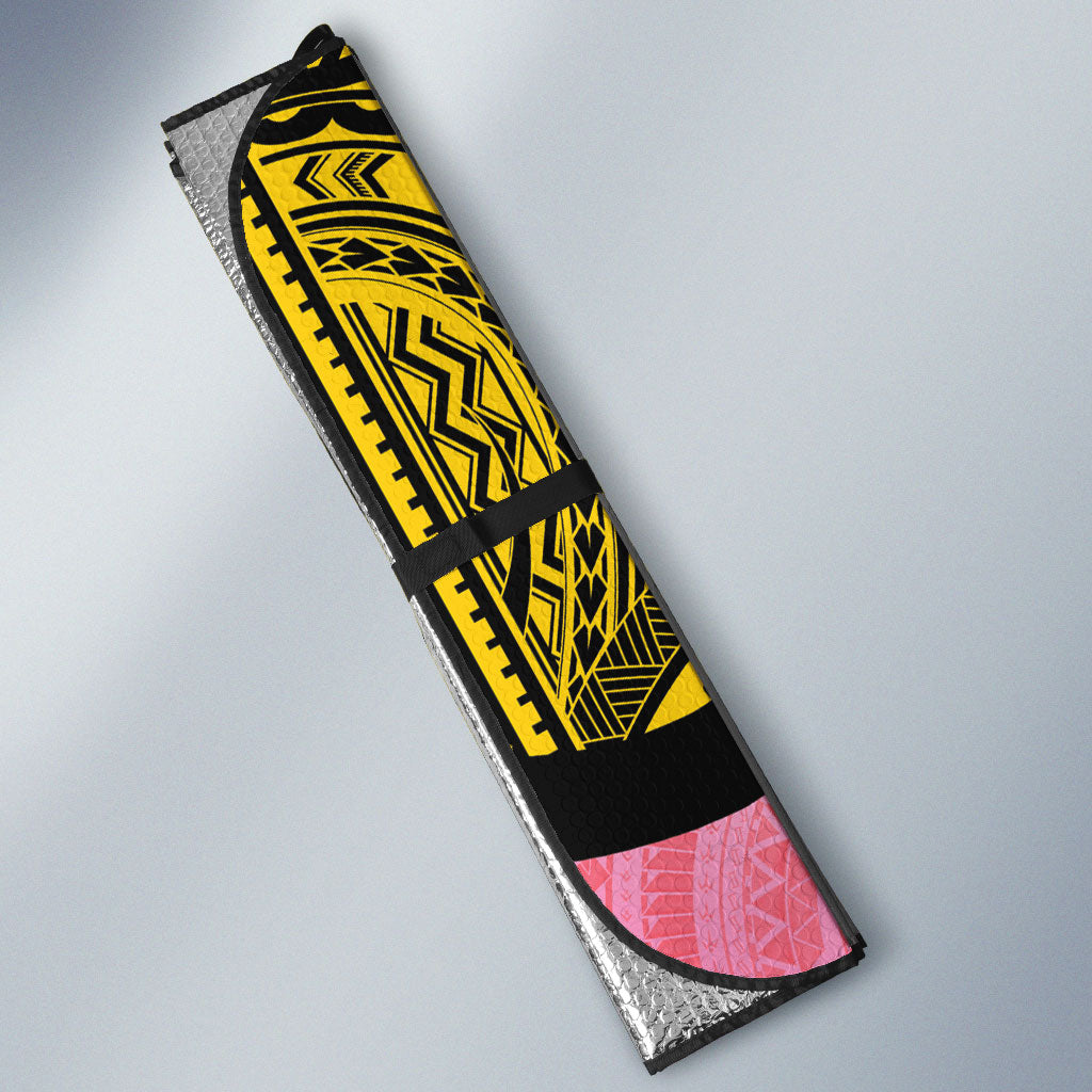 Vanuatu Independence Day Auto Sun Shade The Untouched Paradise LT05 - Polynesian Pride