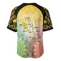 Vanuatu Independence Day Baseball Jersey The Untouched Paradise LT05 - Polynesian Pride