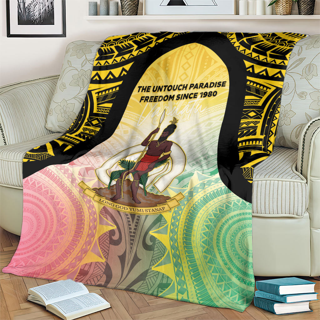 Vanuatu Independence Day Blanket The Untouched Paradise LT05 - Polynesian Pride
