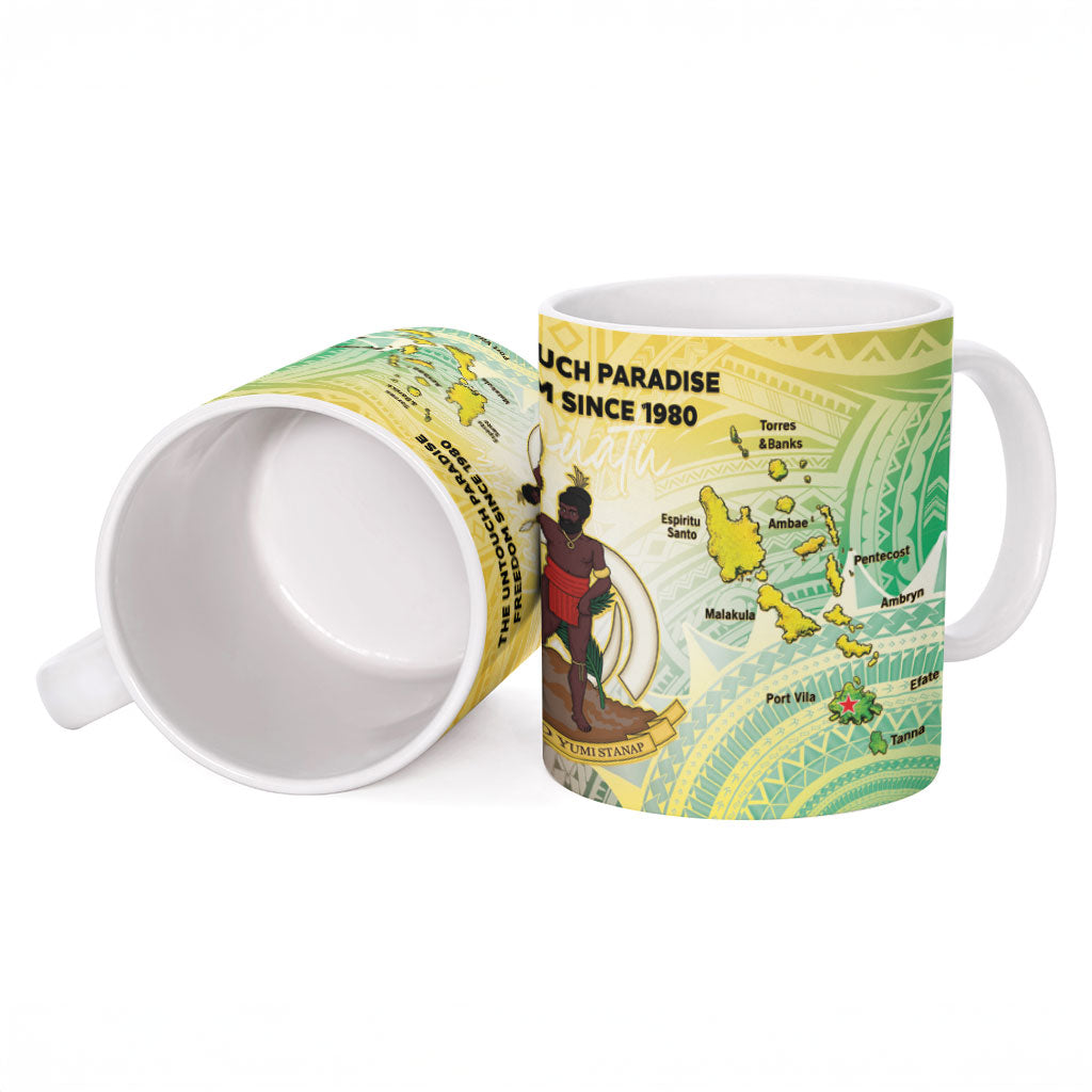 Vanuatu Independence Day Ceramic Mug The Untouched Paradise LT05 - Polynesian Pride