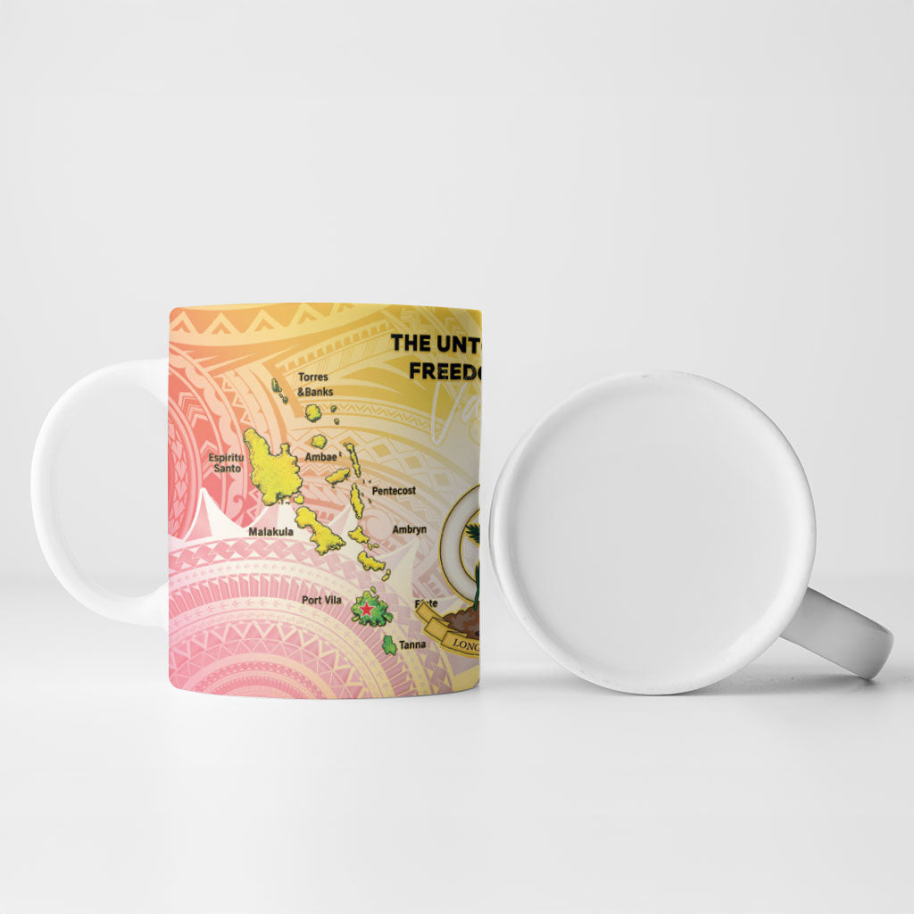 Vanuatu Independence Day Ceramic Mug The Untouched Paradise LT05 - Polynesian Pride