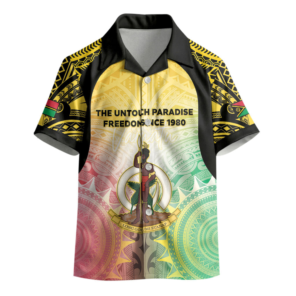 Vanuatu Independence Day Kid Hawaiian Shirt The Untouched Paradise LT05 - Polynesian Pride