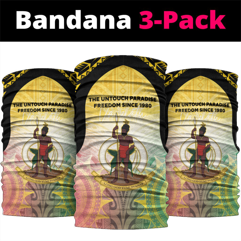 Vanuatu Independence Day Neck Gaiter The Untouched Paradise LT05 package One Size: 25*50cm Colorful - Polynesian Pride