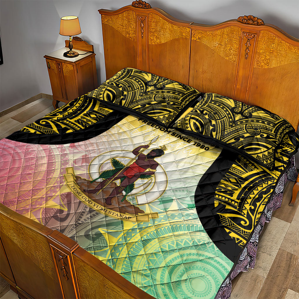 Vanuatu Independence Day Quilt Bed Set The Untouched Paradise LT05 - Polynesian Pride