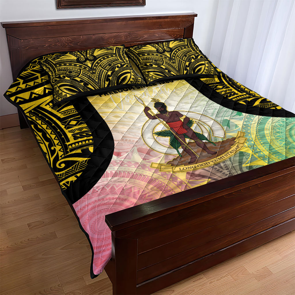 Vanuatu Independence Day Quilt Bed Set The Untouched Paradise LT05 - Polynesian Pride
