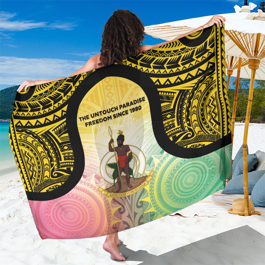 Vanuatu Independence Day Sarong The Untouched Paradise LT05 One Size 44 x 66 inches Colorful - Polynesian Pride