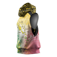 Vanuatu Independence Day Sleeveless Hoodie The Untouched Paradise LT05 - Polynesian Pride