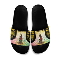 Vanuatu Independence Day Slide Sandals The Untouched Paradise LT05 Colorful - Polynesian Pride