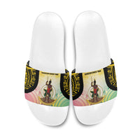 Vanuatu Independence Day Slide Sandals The Untouched Paradise LT05 Colorful - Polynesian Pride