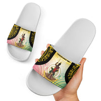 Vanuatu Independence Day Slide Sandals The Untouched Paradise LT05 - Polynesian Pride