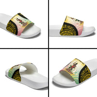 Vanuatu Independence Day Slide Sandals The Untouched Paradise LT05 - Polynesian Pride