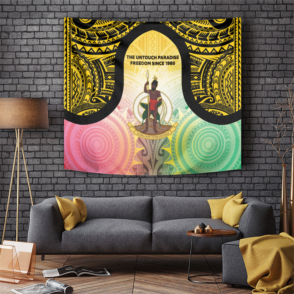 Vanuatu Independence Day Tapestry The Untouched Paradise LT05 Colorful - Polynesian Pride
