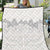 Samoa Lotu Tamaiti Quilt White Sunday Polynesian Pattern With Tropical Flowers