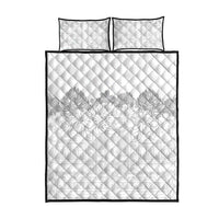 Samoa Lotu Tamaiti Quilt Bed Set White Sunday Polynesian Pattern With Tropical Flowers LT05 - Polynesian Pride