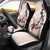 Bula Fiji Language Week Car Seat Cover Fijian Tapa Pattern With Tagimoucia Flower