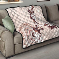 Bula Fiji Language Week Quilt Fijian Tapa Pattern With Tagimoucia Flower LT05 - Polynesian Pride