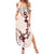 Bula Fiji Language Week Summer Maxi Dress Fijian Tapa Pattern With Tagimoucia Flower