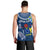 Personalized Cook Islands Pukapuka Men Tank Top Coat Of Arms Plumeria Polynesian Turtle LT05 - Polynesian Pride