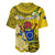 Cook Islands Aitutaki Baseball Jersey Coat Of Arms Plumeria Polynesian Turtle LT05 - Polynesian Pride