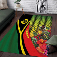 Vanuatu Constitution Day Area Rug Long Live Vanuatu LT05 Colorful - Polynesian Pride