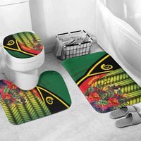 Vanuatu Constitution Day Bathroom Set Long Live Vanuatu LT05 Mat Set Only (3 pcs) One Size Colorful - Polynesian Pride