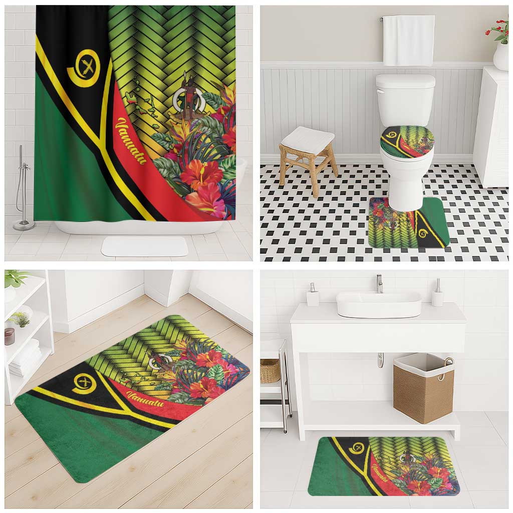 Vanuatu Constitution Day Bathroom Set Long Live Vanuatu LT05 - Polynesian Pride