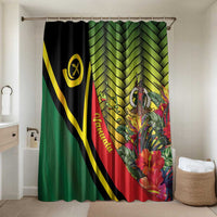 Vanuatu Constitution Day Bathroom Set Long Live Vanuatu LT05 Shower Curtain Only Colorful - Polynesian Pride