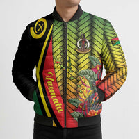 Vanuatu Constitution Day Bomber Puffer Jacket Long Live Vanuatu LT05 - Polynesian Pride