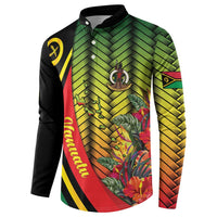 Vanuatu Constitution Day Button Sweatshirt Long Live Vanuatu LT05 - Polynesian Pride