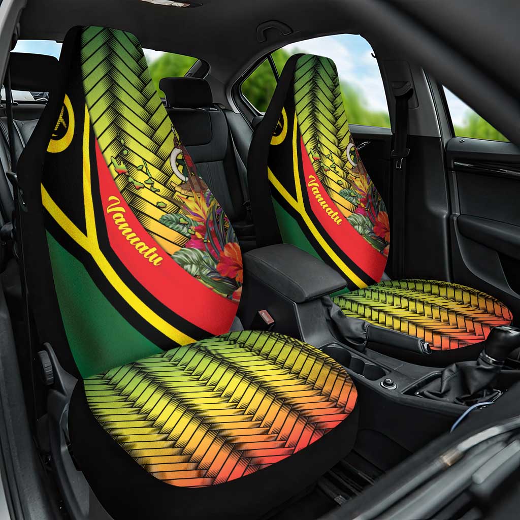 Vanuatu Constitution Day Car Seat Cover Long Live Vanuatu LT05 One Size Colorful - Polynesian Pride